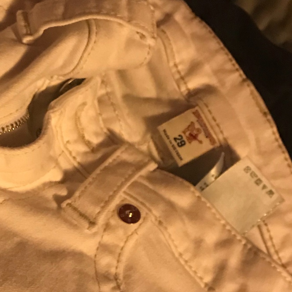 White true religion jeans